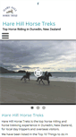 Mobile Screenshot of horseriding-dunedin.co.nz